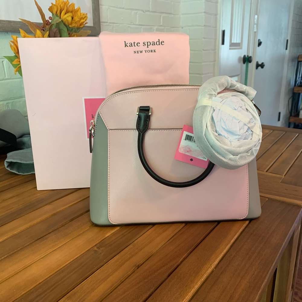 Kate Spade Pink Louise Medium Dome Satchel